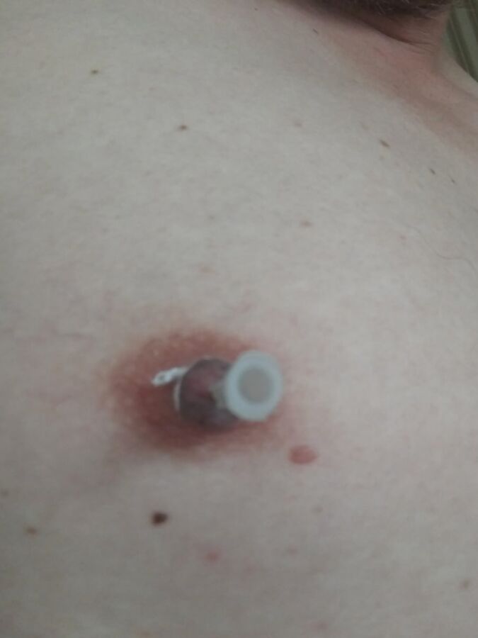 some more needles in my nipples