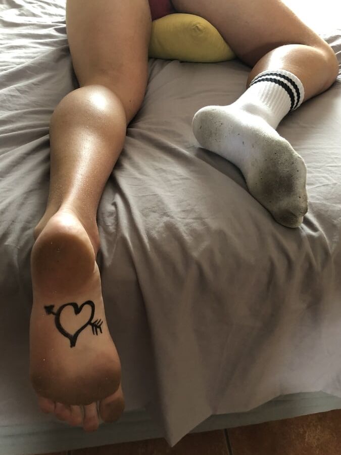 Valentine Day foot love