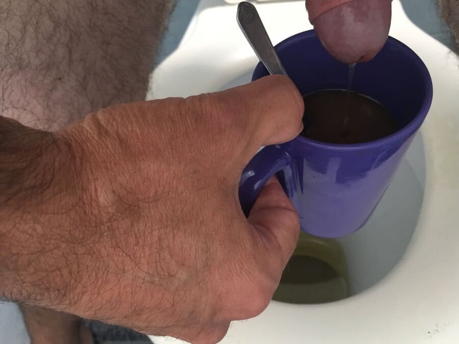 Coffee pee pissing