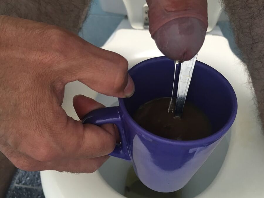 Coffee pee pissing