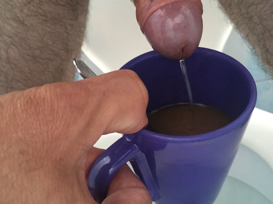 Coffee pee pissing