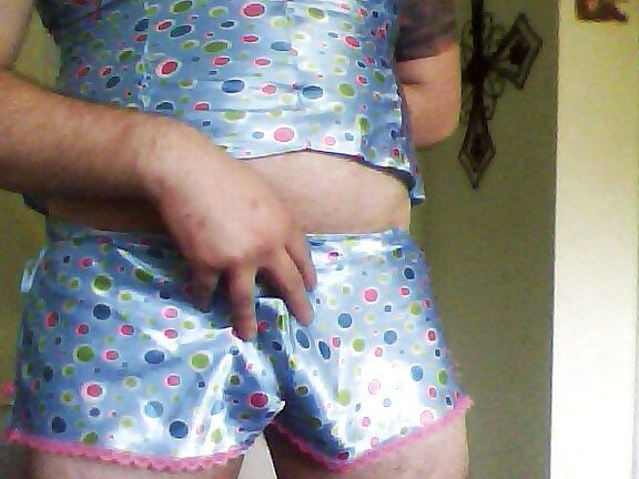New satin panties
