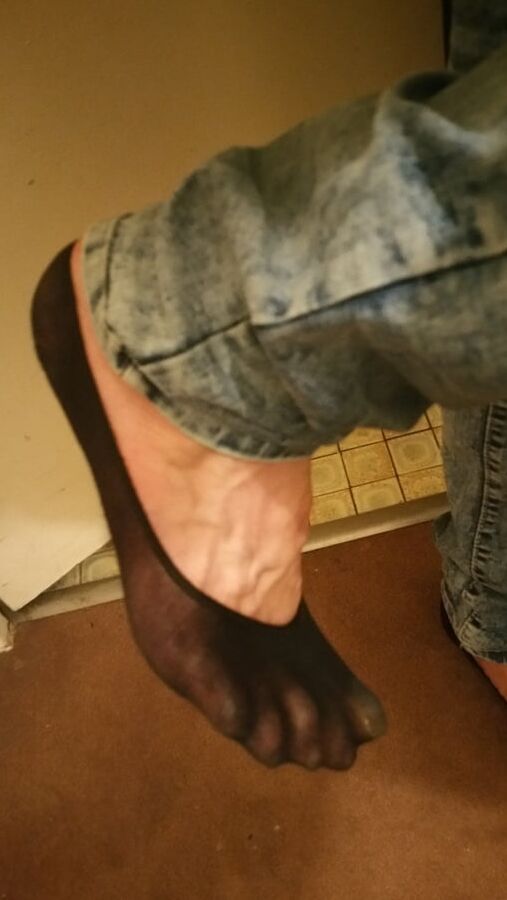 Asian ts low sticky sock feet