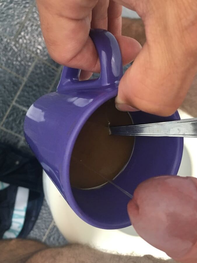 Coffee pee pissing
