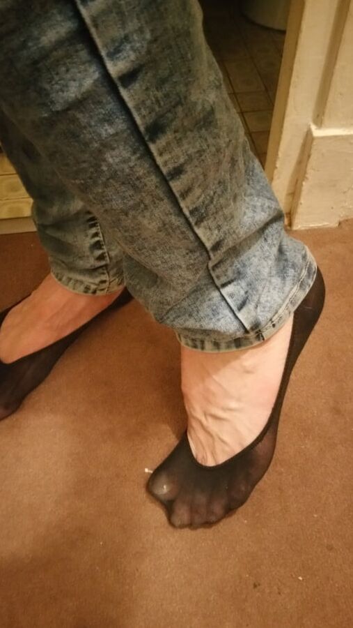 Asian ts low sticky sock feet