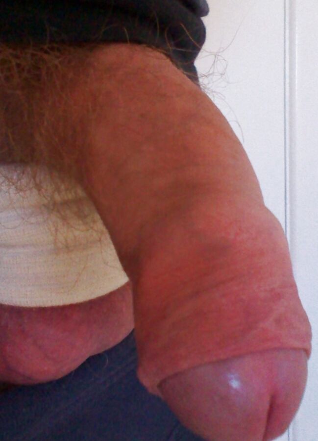 Jerking my wet uncut cock - Unbeschnittenen Schwanz wichsen