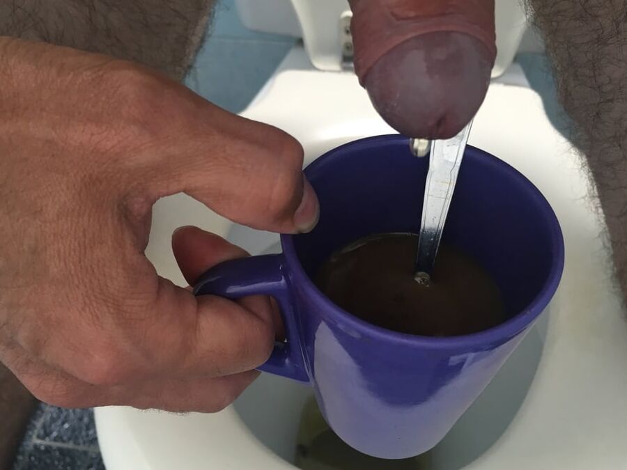 Coffee pee pissing