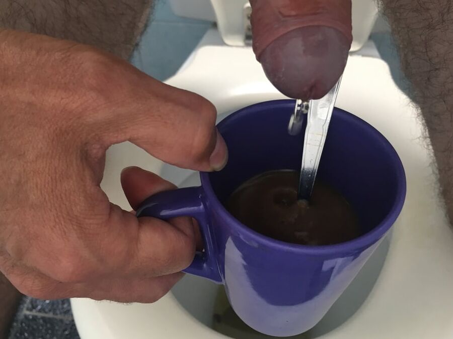 Coffee pee pissing