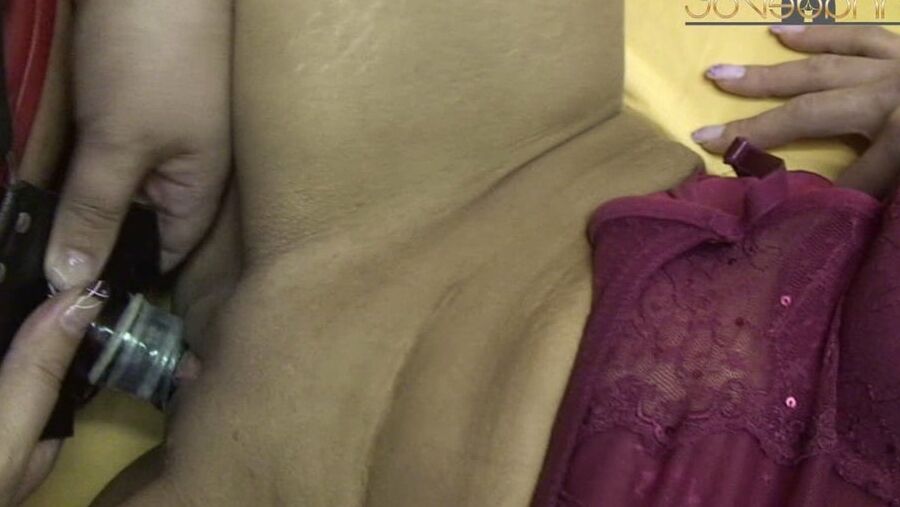 BI GIRLFRIEND fucked with STRAP-ON