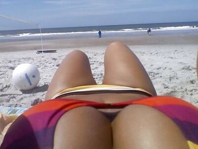Chubby girls on the nudist beach