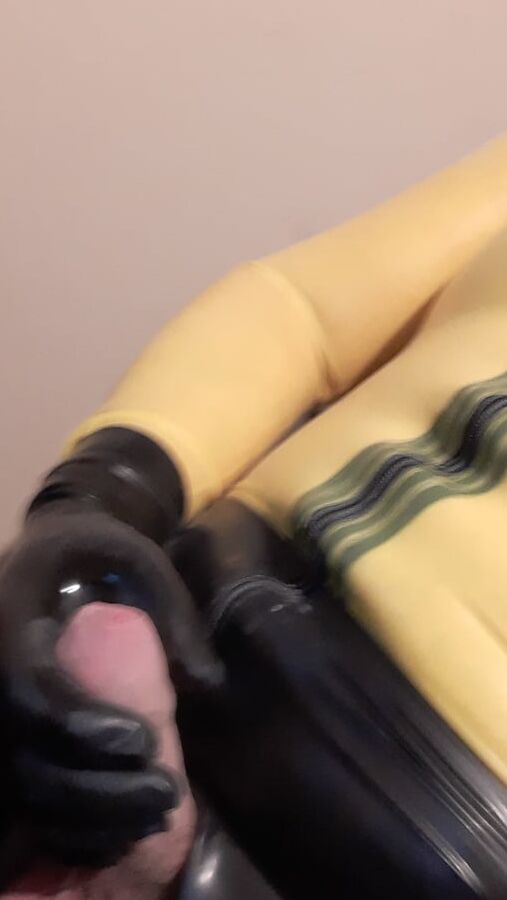 black and yellow latex
