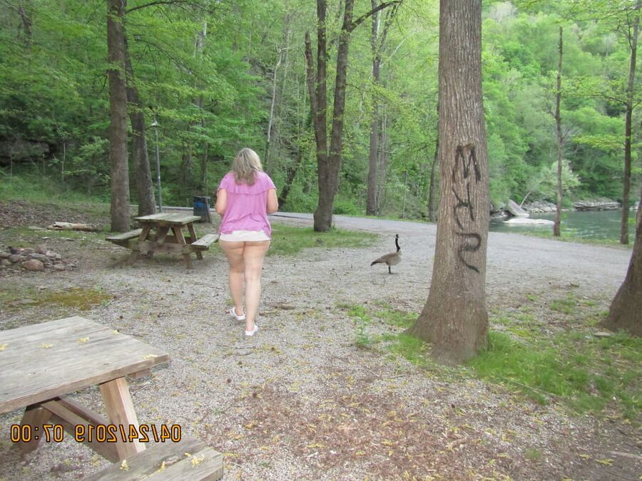 Wife outdoor fun