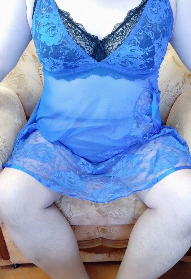 sexy blue underwear