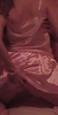 Pink satin cami and skirt