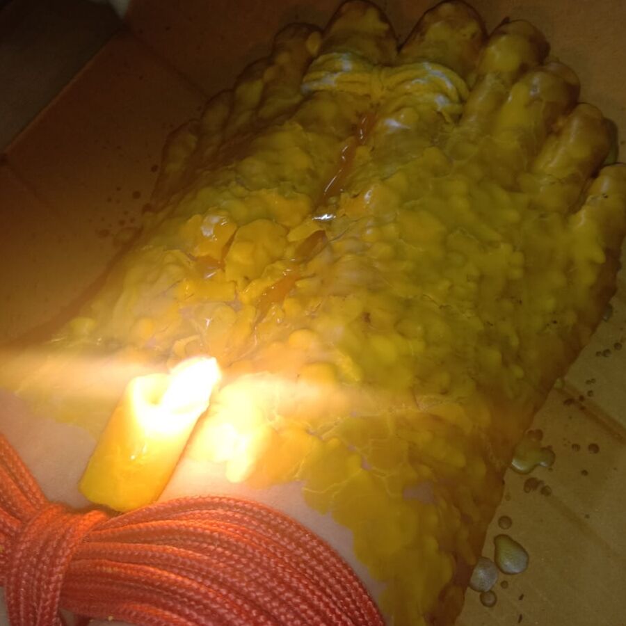 BDSM Torture drops candles