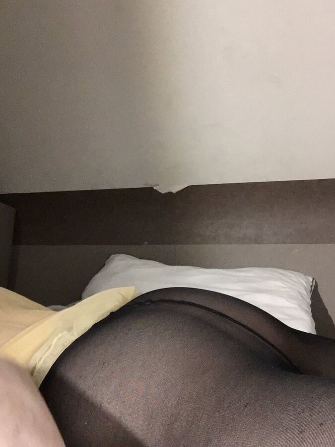 Black tights of a slut