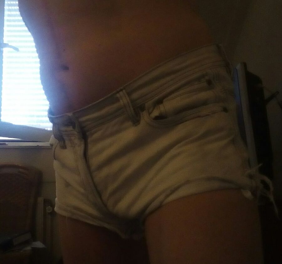 My new bleached shorts.