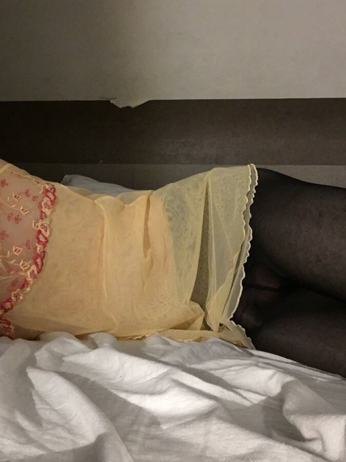 Black tights of a slut