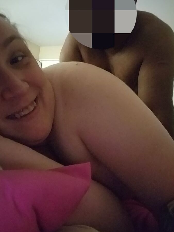 Trans BBW getting BBC from behind