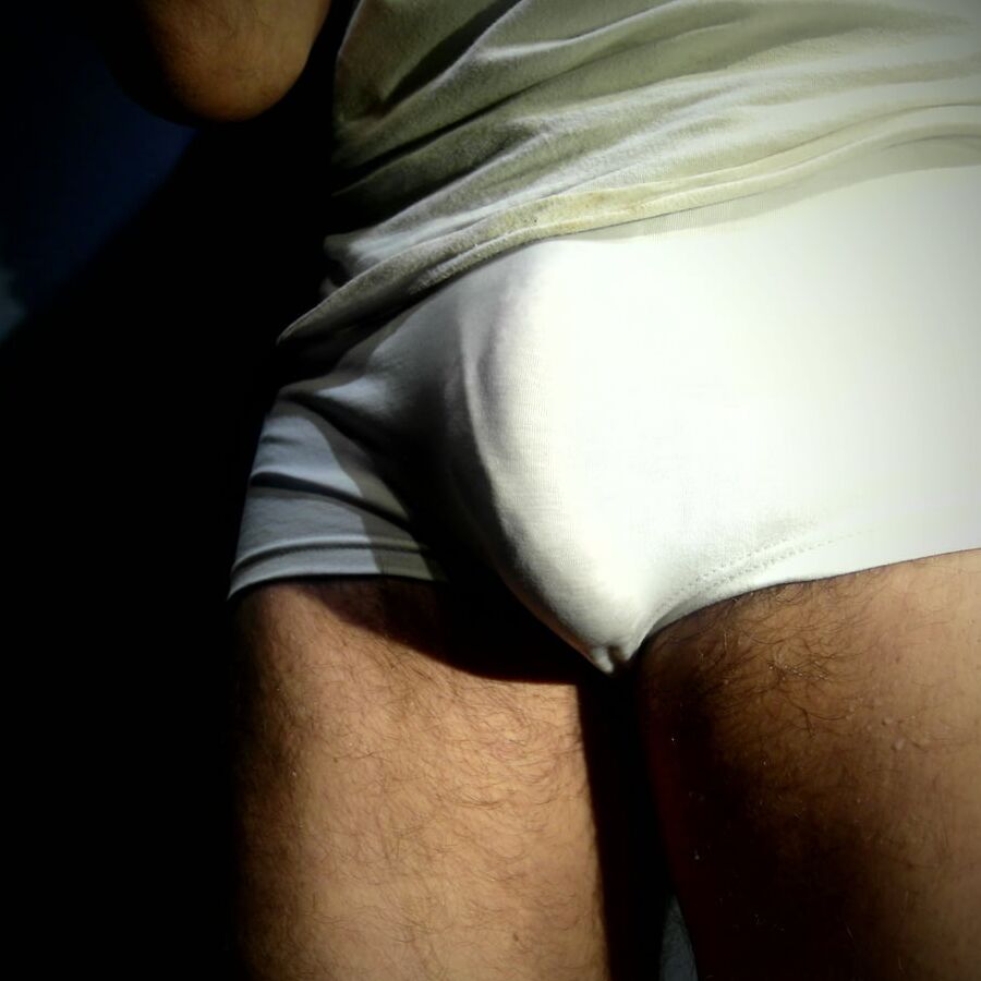 Wet shine through male lingerie