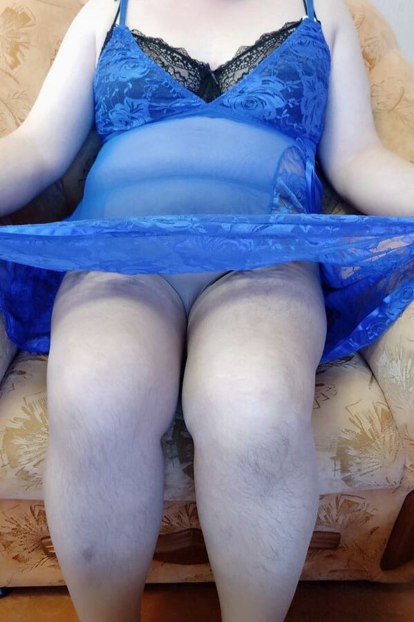 sexy blue underwear