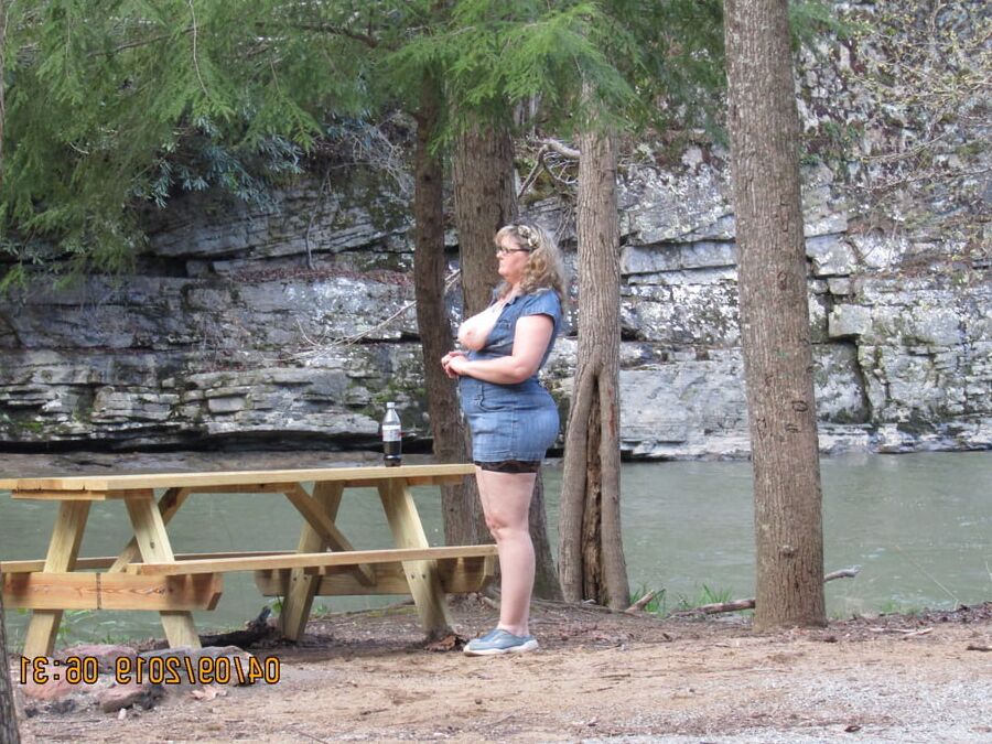Wife at the river