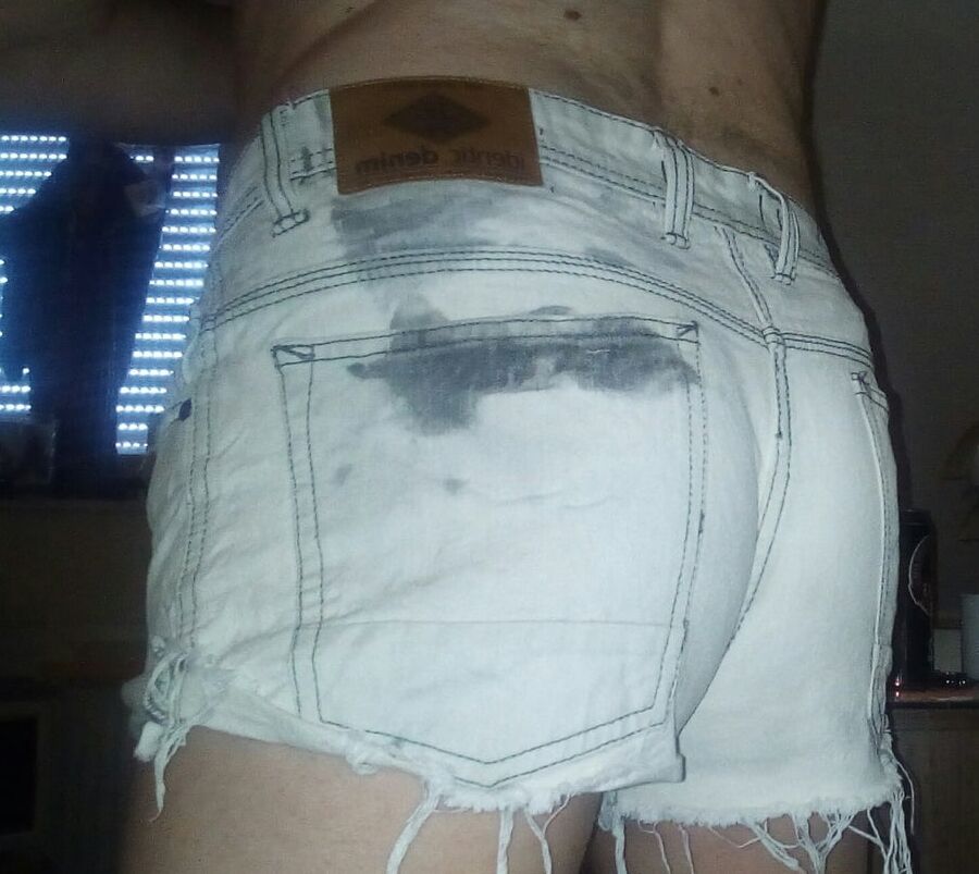 My new bleached shorts.