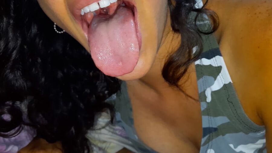 Swallowing cum