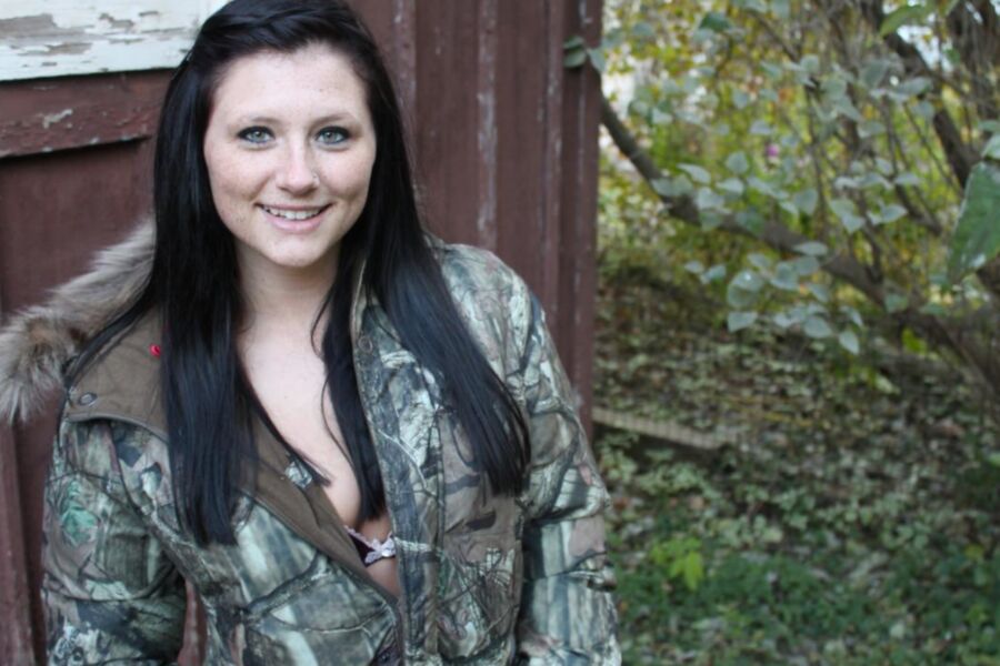 June Sexy army outside photos