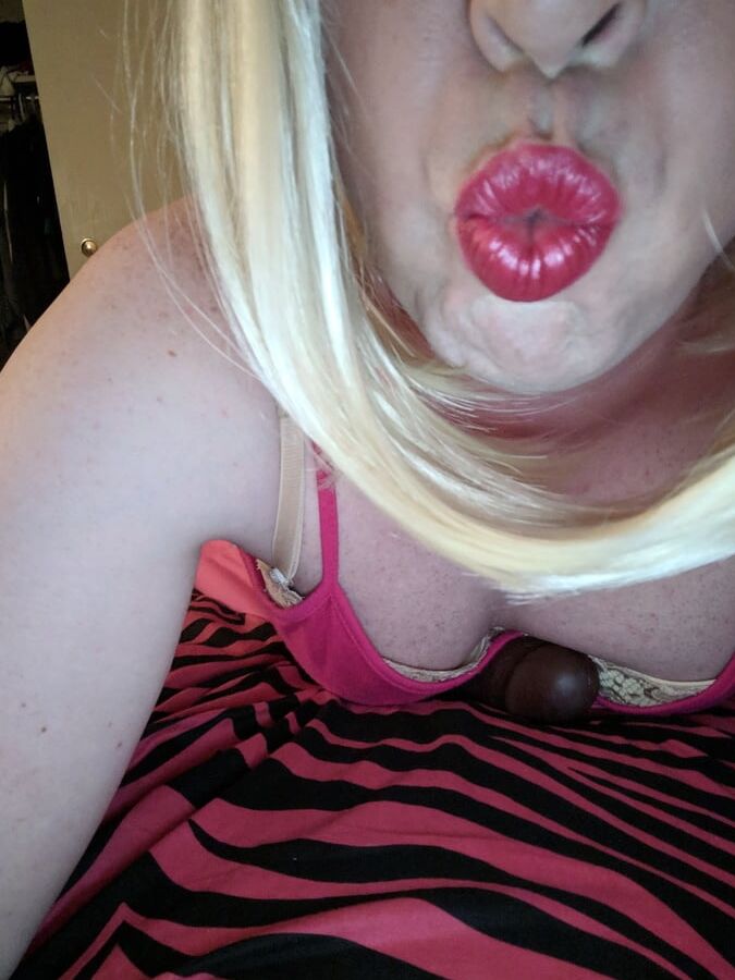 Blonde BBC Sissy Dreaming of Black Cock