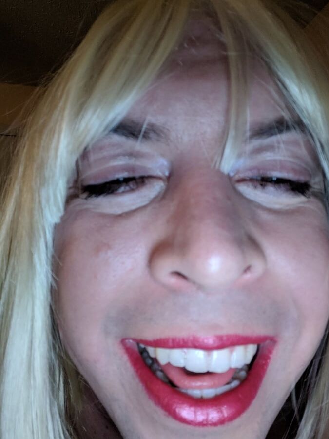 Blonde BBC Sissy Dreaming of Black Cock