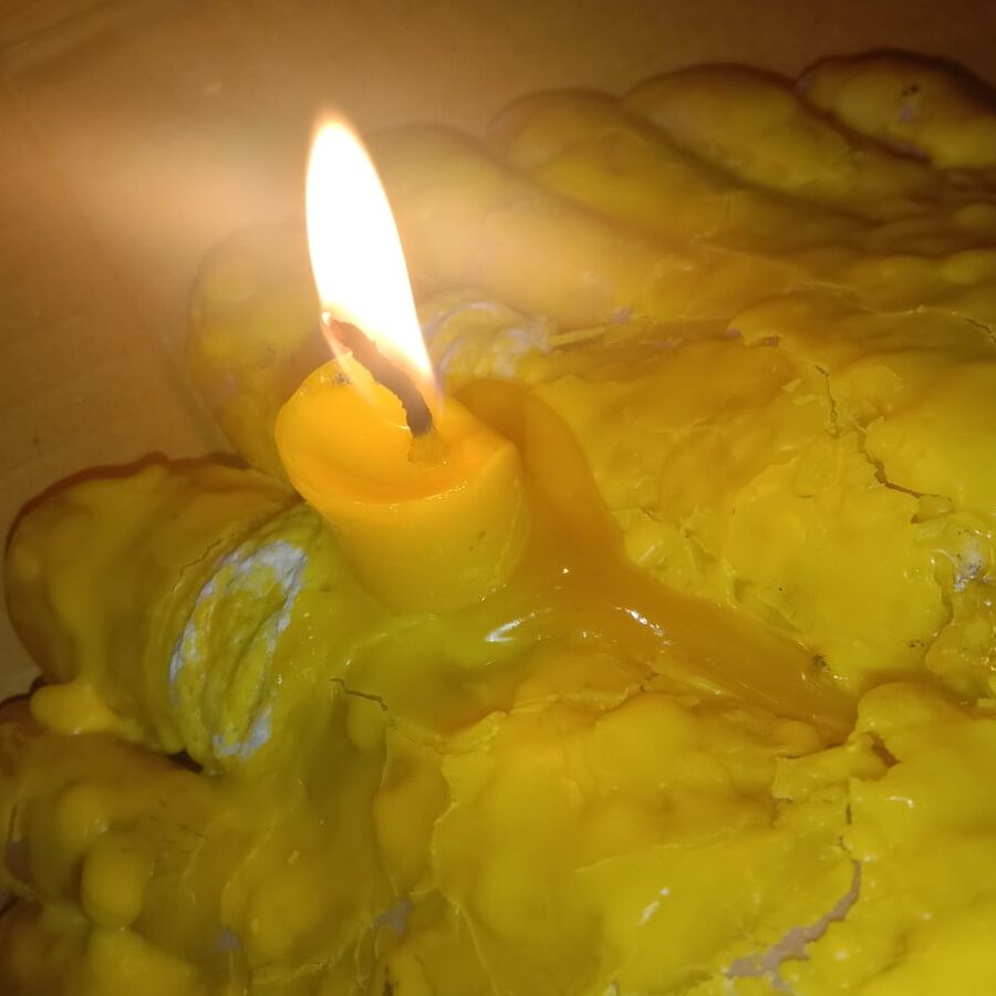 BDSM Torture drops candles