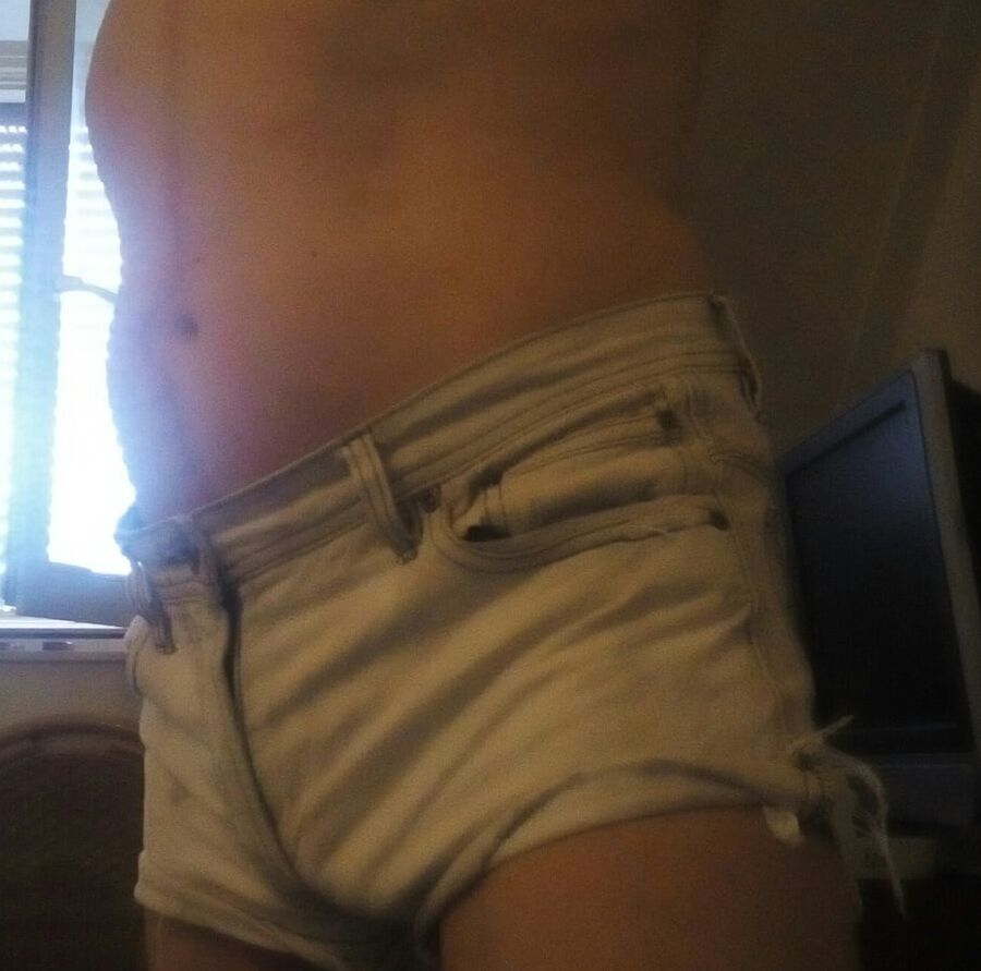 My new bleached shorts.