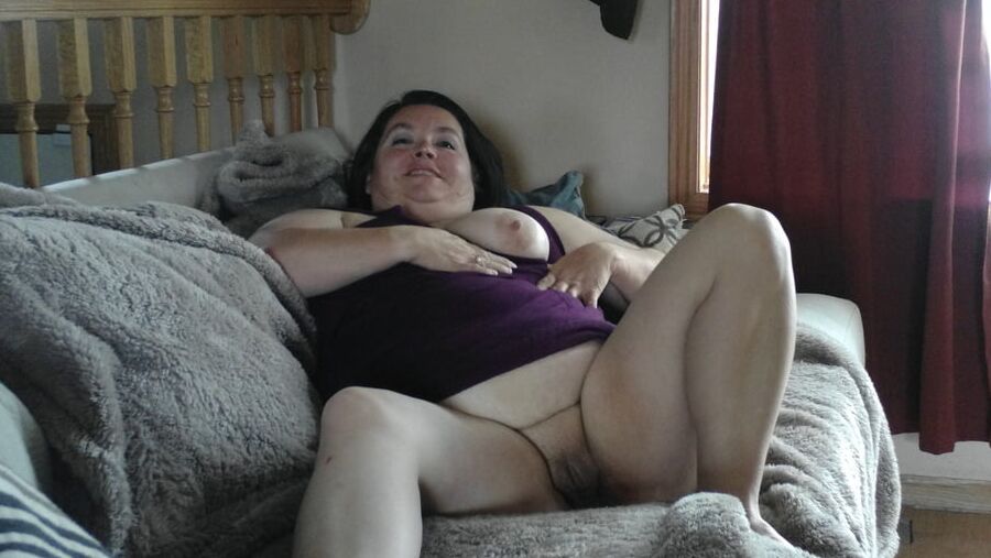 Sexy BBW Butt Plug on the Couch
