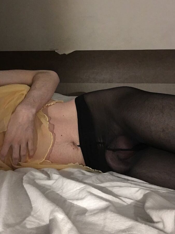 Black tights of a slut
