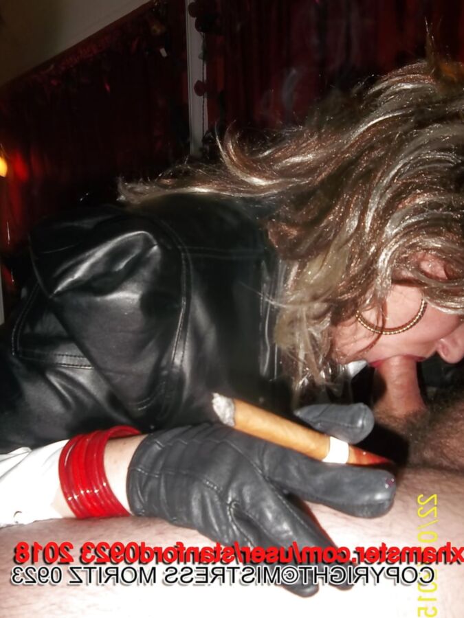 SLUT SMOKING CIGARS