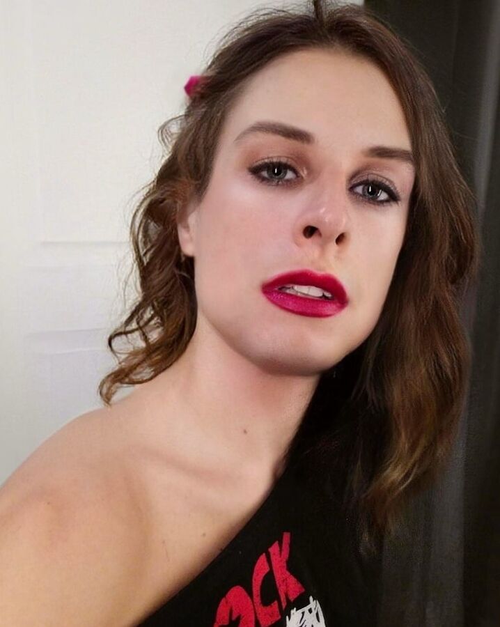 My lovely deep red lipstick