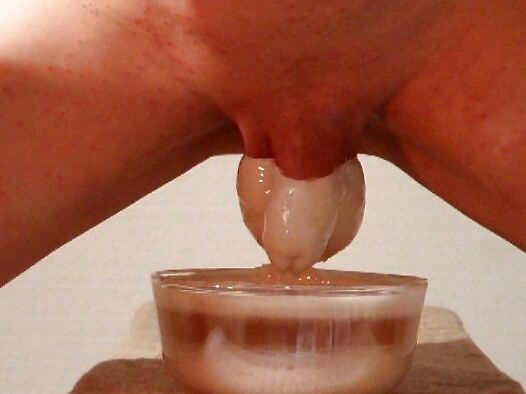 Breasts in hot wax