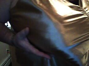 Gold Satin Nightdress