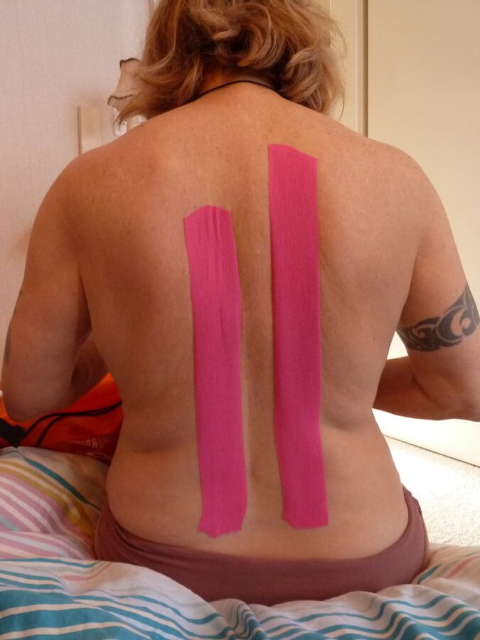 my wife&;s tits taped up