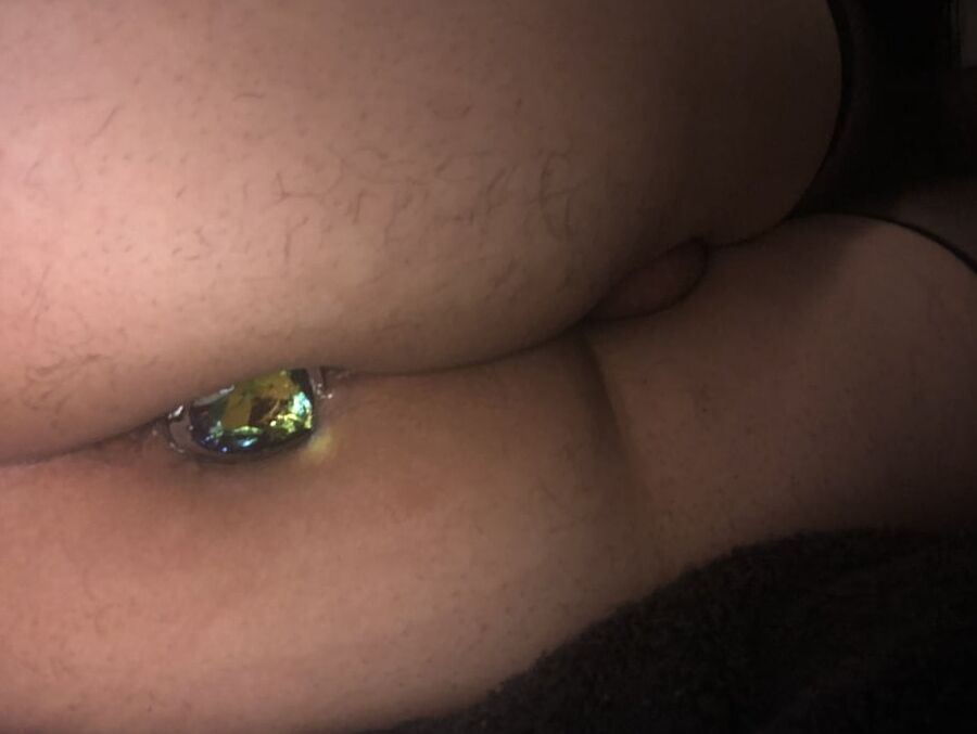 Sissy boy slut pussy plugged