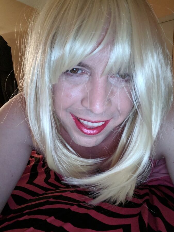 Blonde BBC Sissy Dreaming of Black Cock