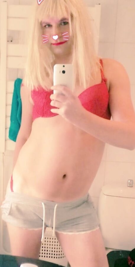 KJ in red - Dutch Sissy Crossdresser