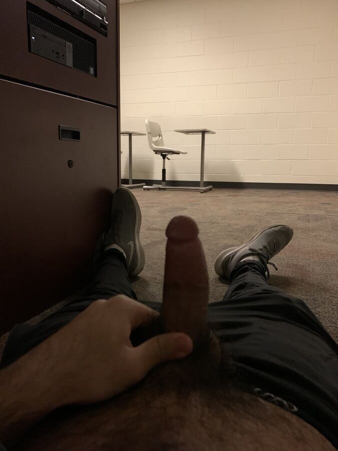 Flashing my tiny indian cock at school