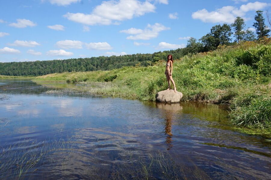 On the Stone in Volga-river