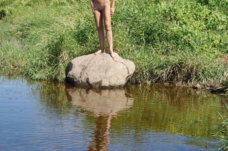 On the Stone in Volga-river