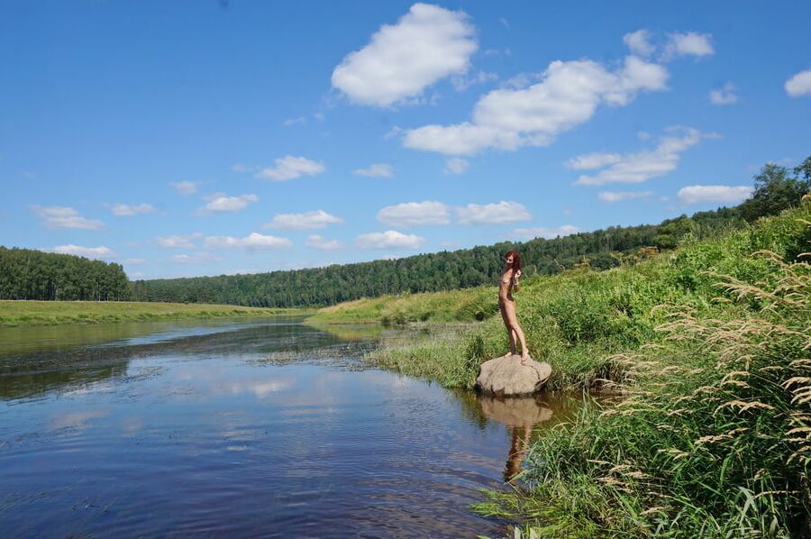 On the Stone in Volga-river