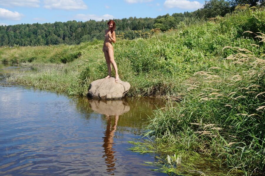 On the Stone in Volga-river