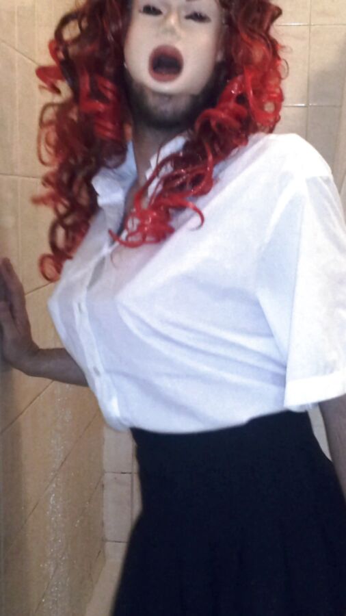 Redhead in Red