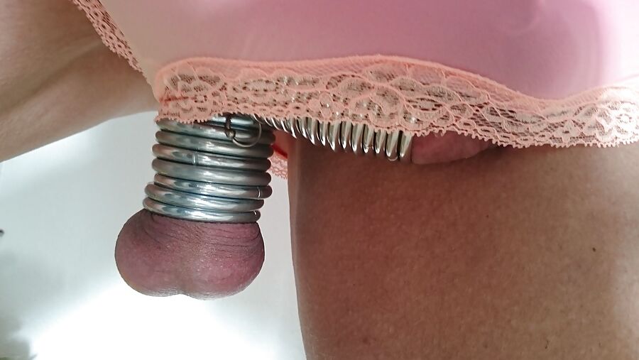 Cock rings, ball rings, glans ring with harness chain